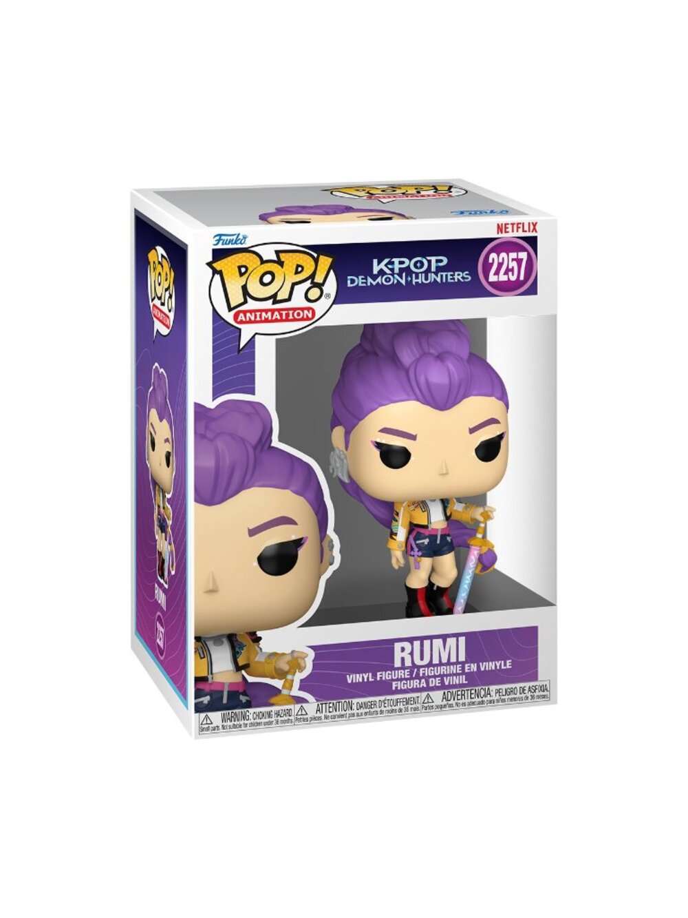 Funko POP! KPop Demon Hunters Rumi Figure #2257!